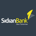 Sidian Bank logo in a black background